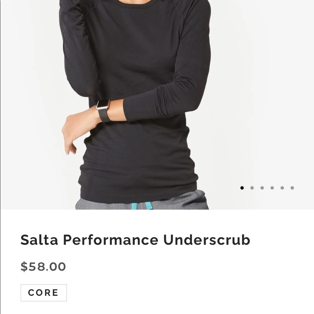 BNWT Figs Salta Performance Underscrub - Women’s Black, Size M